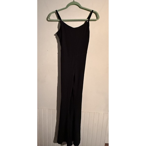 OFFLINE by Aerie Pants - OFFLINE By Aerie Jumpsuit‎ Women Small Black Sleeveless Flare Leg Jersey Lounge